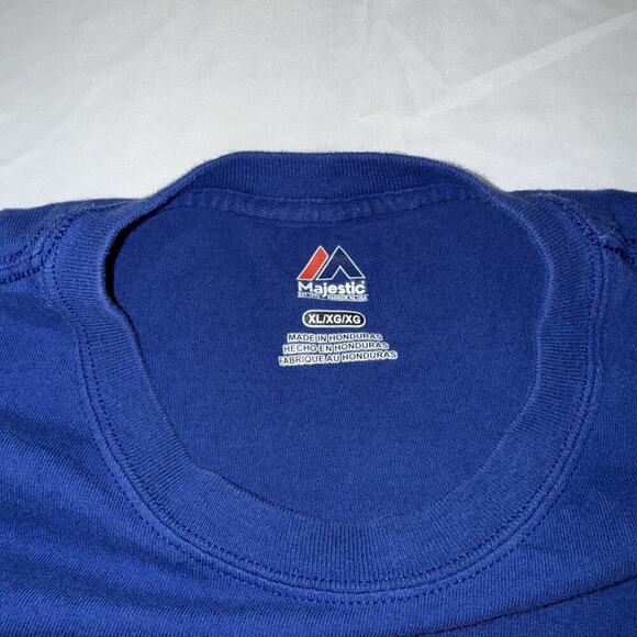 CHICAGO CUBS 2016 National League Champions Men's XL Short Sleeve Majestic MLB - Picture 8 of 9